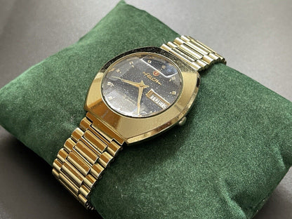 Genuine Vintage Felca Blue Galaxy Stars Dial, 35mm, Automatic Gents Watch, Swiss - Grab A Watch Co
