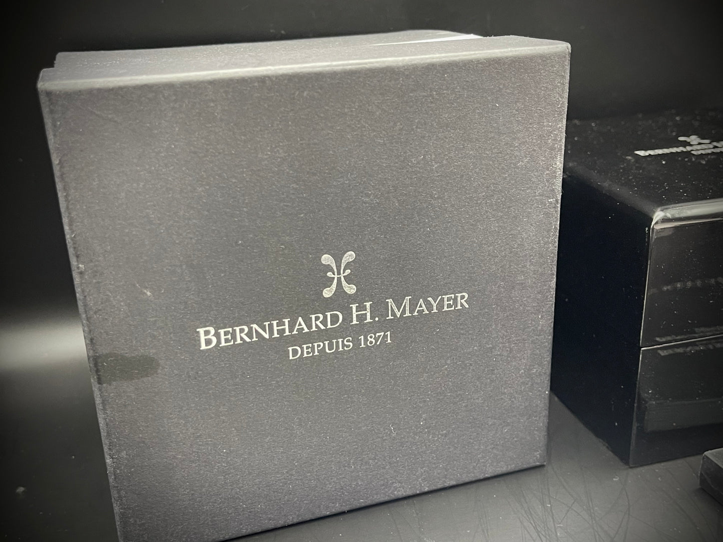 Bernhard H. Mayer Estelle Mother Of Pearl Diamond Dial Unisex Watch 37mm with box & papers