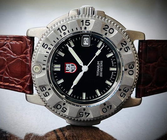 Luminox Series 3600 Solid Titanium 200m Mens Watch 46mm Perfect Swiss Made - Grab A Watch Co