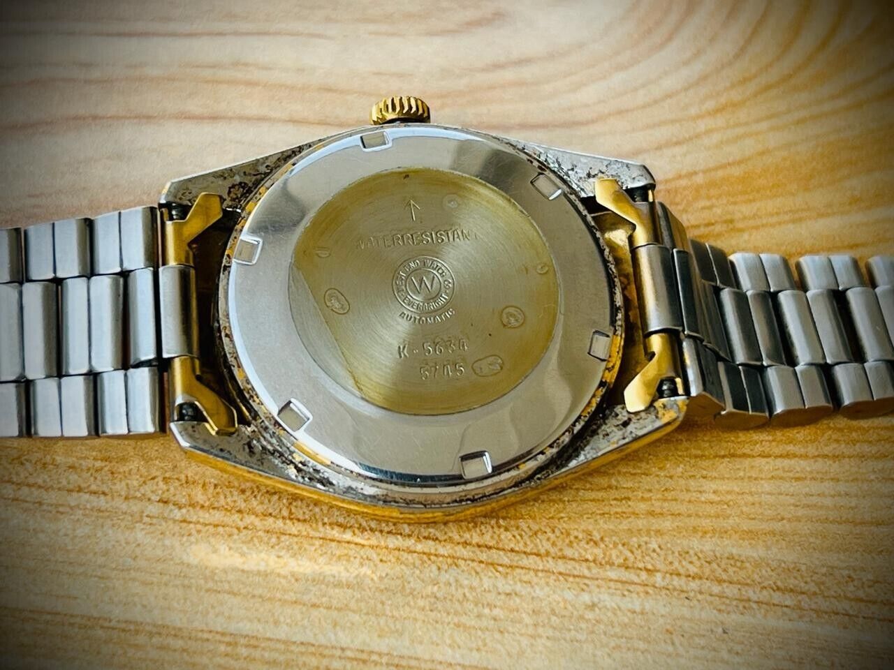 NOS West End Co President Gold Plated 37mm Day/Date Automatic Mens Watch - Grab A Watch Co