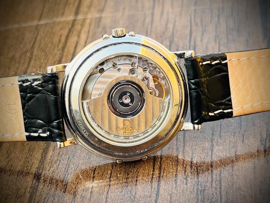 Omega Constellation Chronometer Automatic Black Cal.1111 Roman Bezel Men’s Watch - Grab A Watch Co