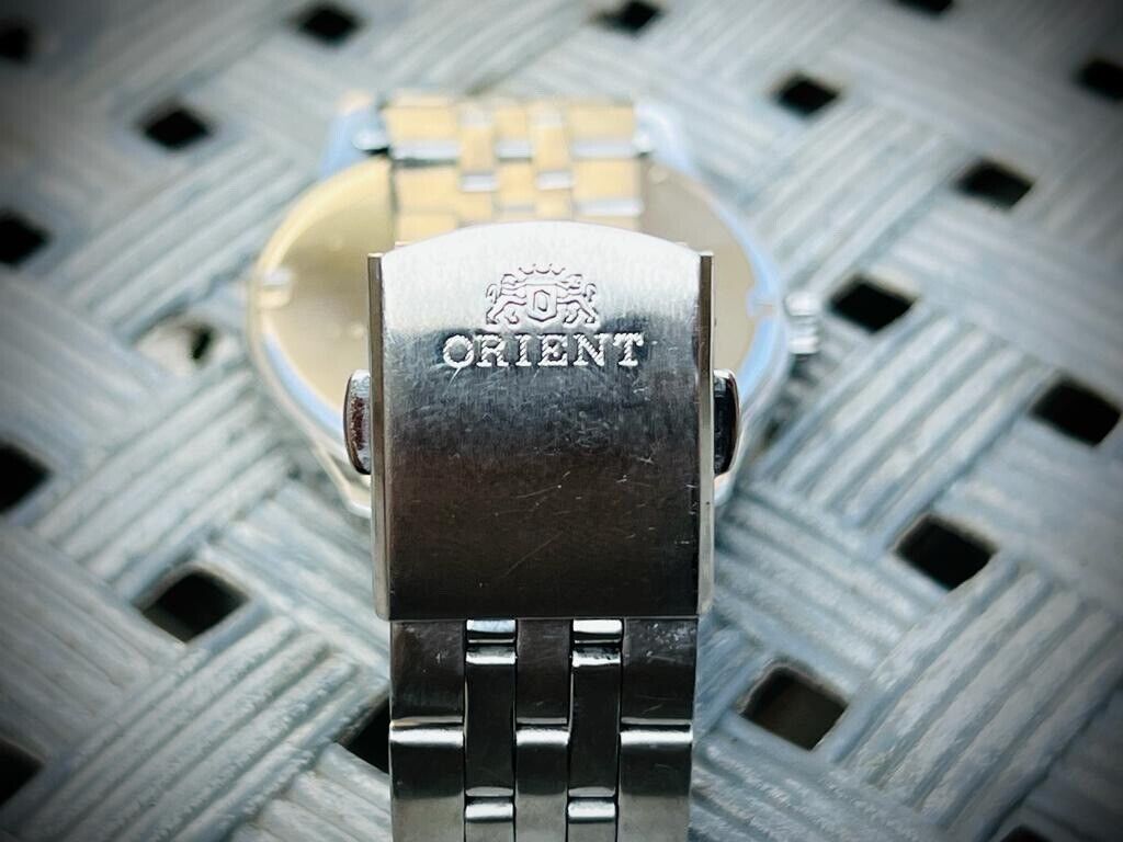 Orient Quartz Big Size 43mm Gents Watch, Japan made, Perfect - Grab A Watch Co