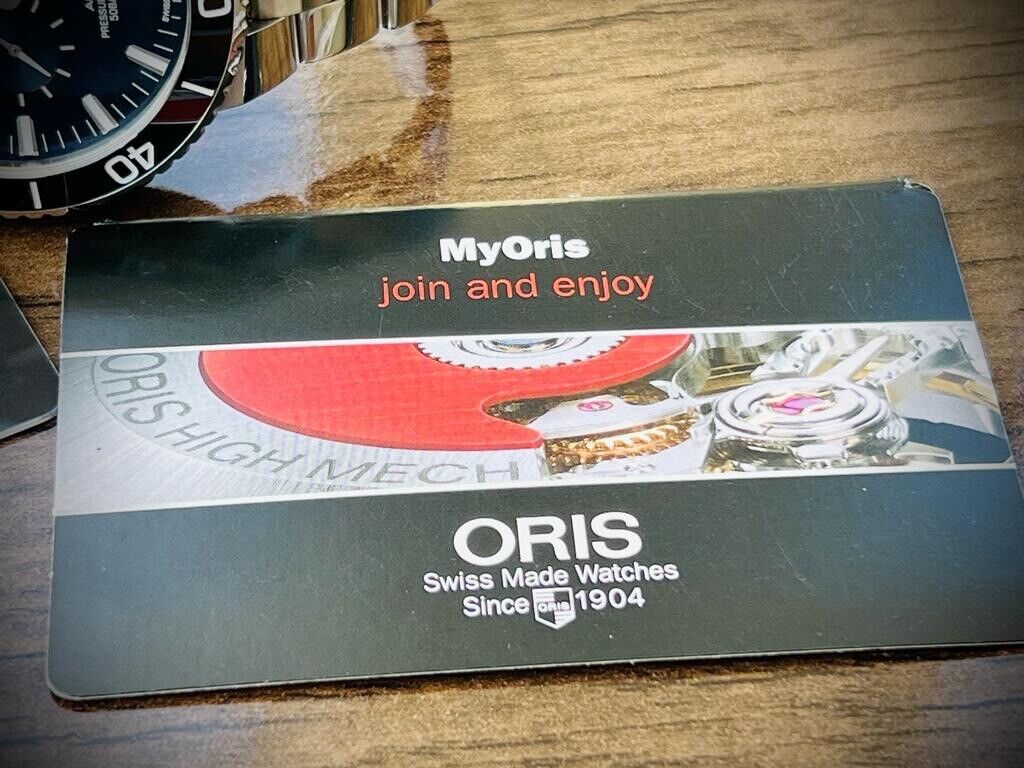 Oris Aquis 500m Blue Divers 46mm Sub Second Mens Watch RRP $3700 With Papers - Grab A Watch Co