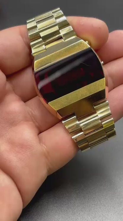 Vintage Zodiac Digital Rare Mens Watch, Swiss Made