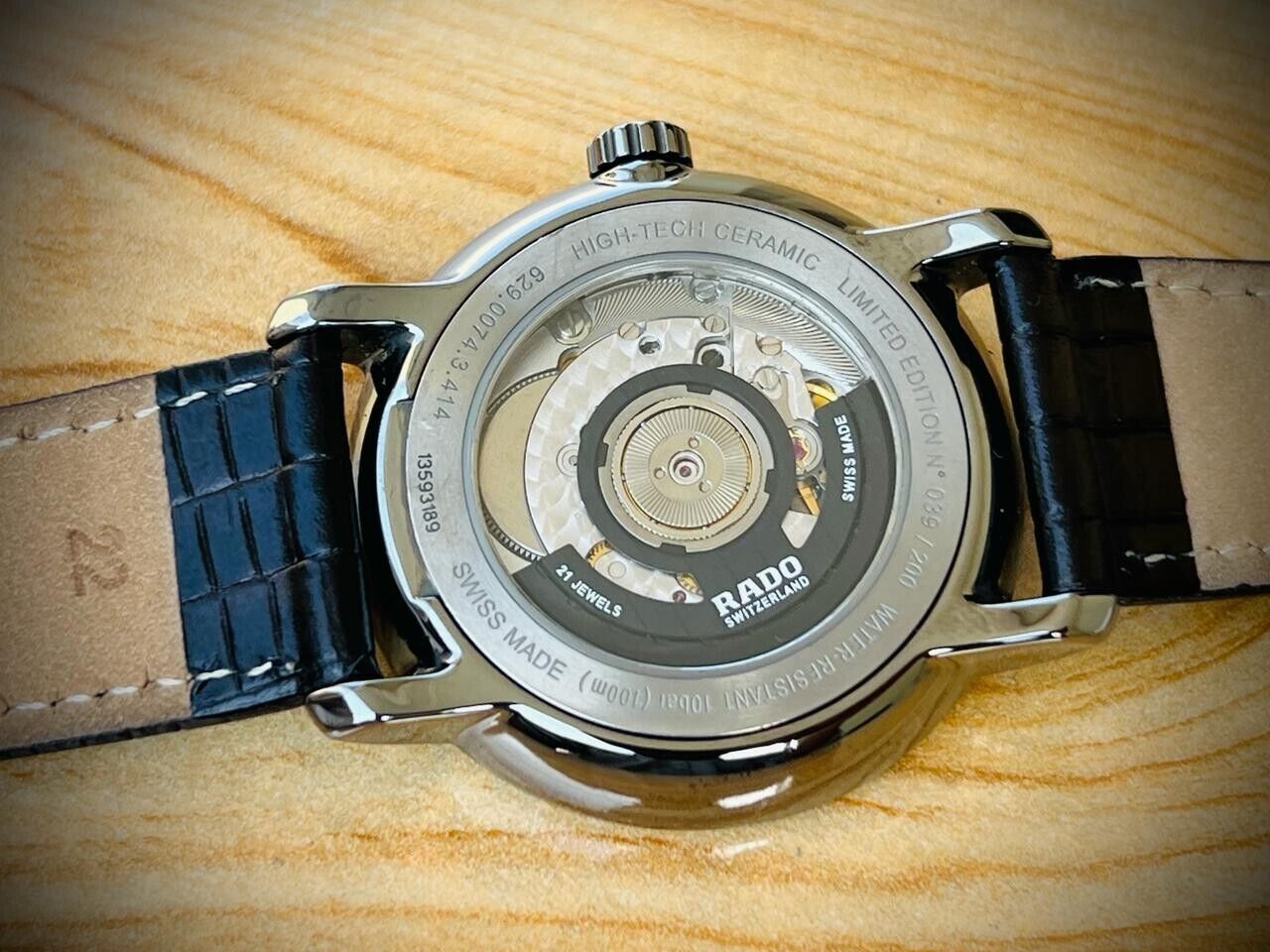 Rado XL DiaMaster Limited Edition 39/200 Automatic Mens Watch, Perfect, Swiss - Grab A Watch Co