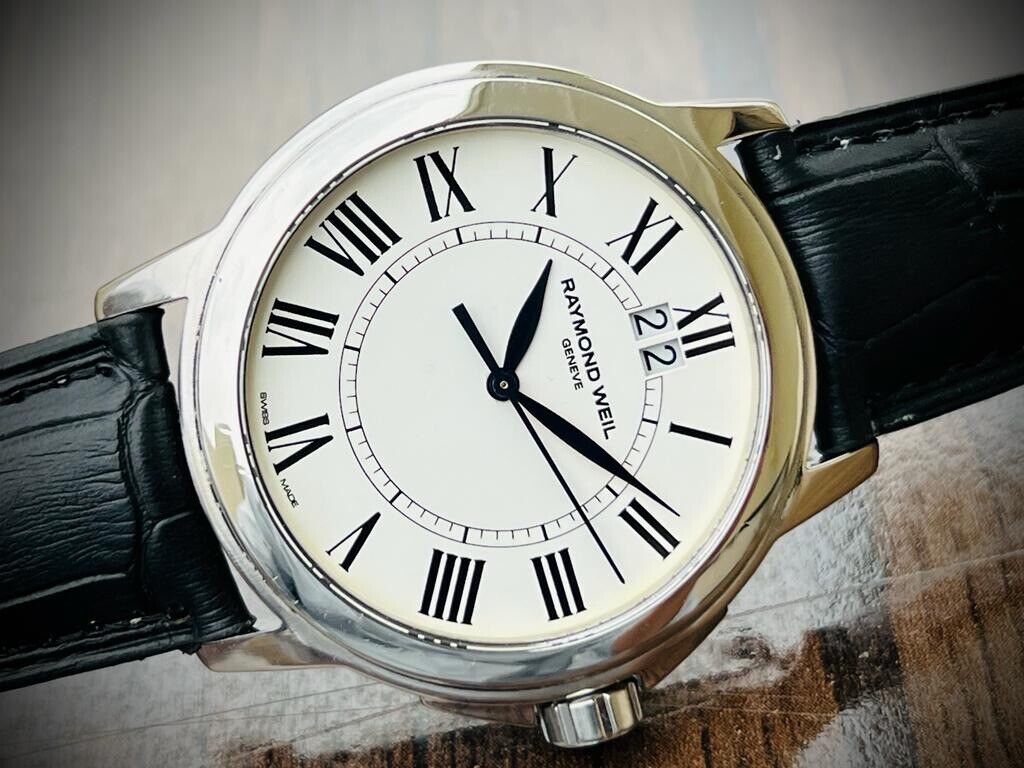 Raymond Weil Geneve Quartz 43mm Gents Watch 5576 Swiss Made - Grab A Watch Co