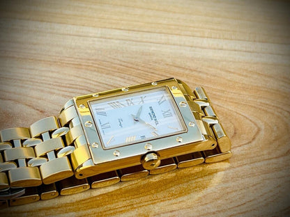 Raymond Weil Geneve Tango Gold 5381 28mm Swiss Made Watch, Perfect - Grab A Watch Co