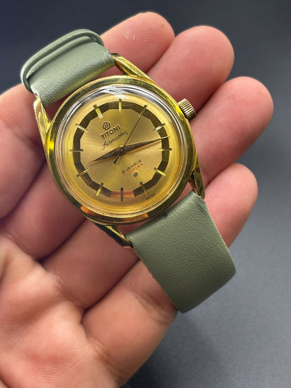 Vintage Titoni Airmaster Pie Pan Dial Manual Wind, Rare, Swiss Watch