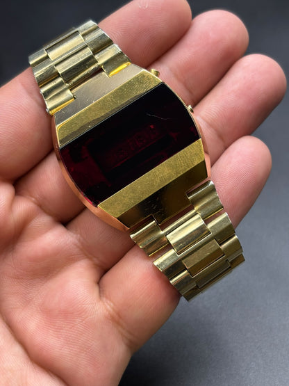 Vintage Zodiac Digital Rare Mens Watch, Swiss Made