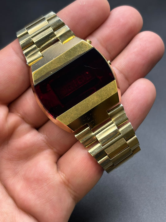 Vintage Zodiac Digital Rare Mens Watch, Swiss Made