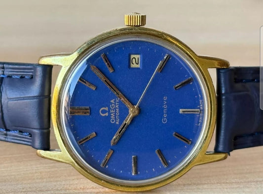 Vintage Omega Geneve 166.0163 Automatic Cal.1010 Mens Watch 35mm