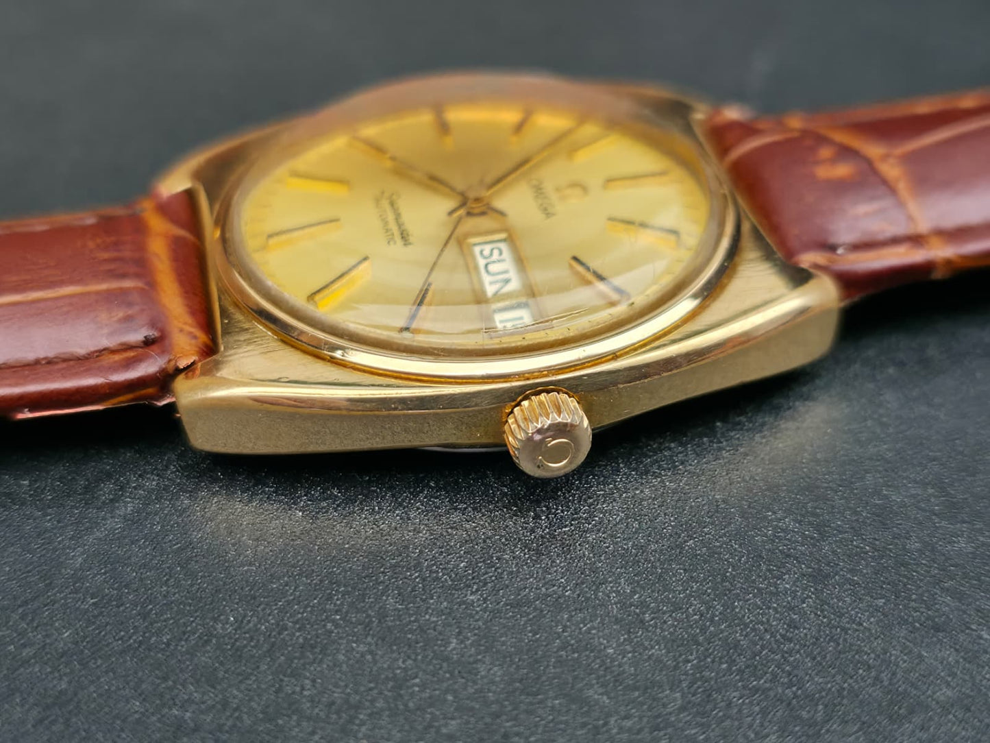 Vintage Omega Seamaster Day/Date Automatic Men's Watch, Cal.1012, Clean