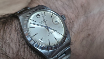 Vintage Tudor Prince Oyster Date Fluted Bezel Automatic Mens Swiss Watch