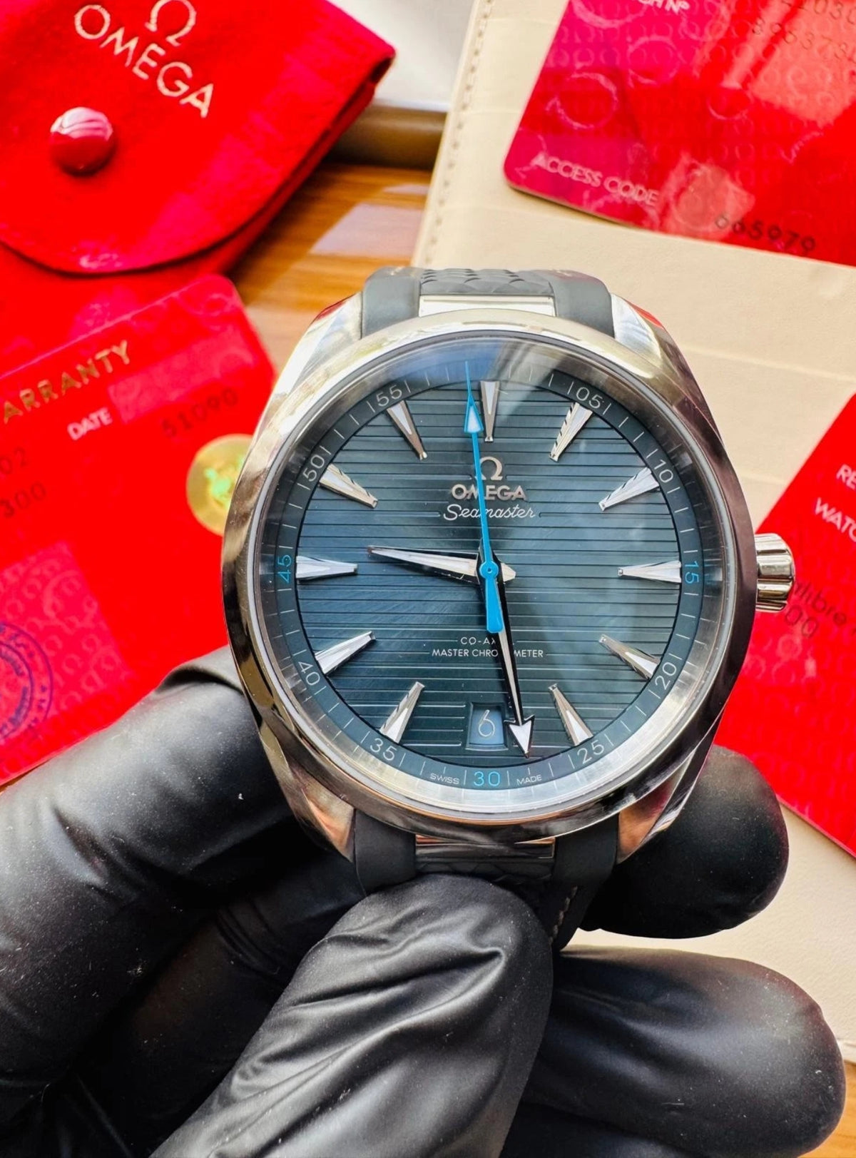 OMEGA Seamaster Aqua Terra Chronometer 220.10.41.21.03.002 - 41mm Full Set