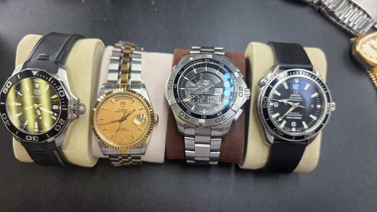 Tag Heuer x2, Omega Sm 600, Tudor Prince,