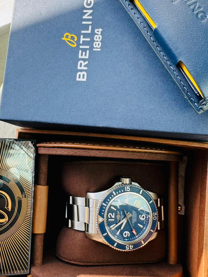 Breitling Superocean Blue 2019 Automatic Men's Watch - Full Set