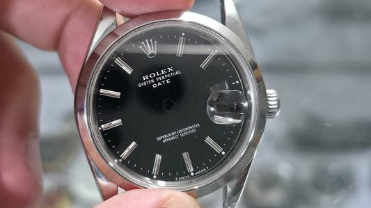 Vintage 1995 Rolex Oyster Perpetual Date 15000 34mm Watch Case Kit