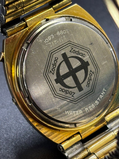 Vintage Zodiac Digital Rare Mens Watch, Swiss Made