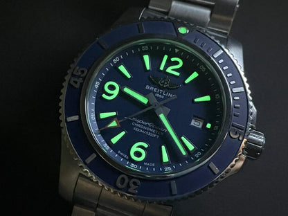 Breitling Superocean Blue 2019 Automatic Men's Watch - Full Set