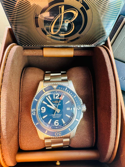 Breitling Superocean Blue 2019 Automatic Men's Watch - Full Set