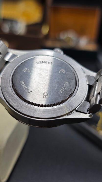 Tudor 12700 Silver Diamond Dial Mens Watch