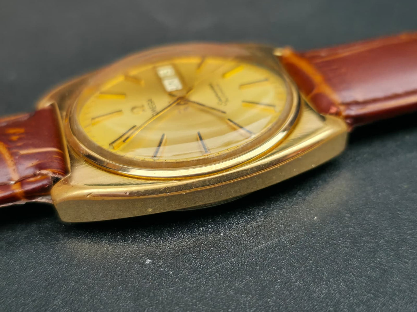 Vintage Omega Seamaster Day/Date Automatic Men's Watch, Cal.1012, Clean