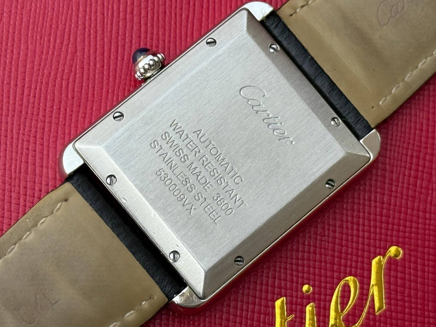 Cartier Tank Solo XL Men's Watch Full Set W5200027 - Excellent Condition