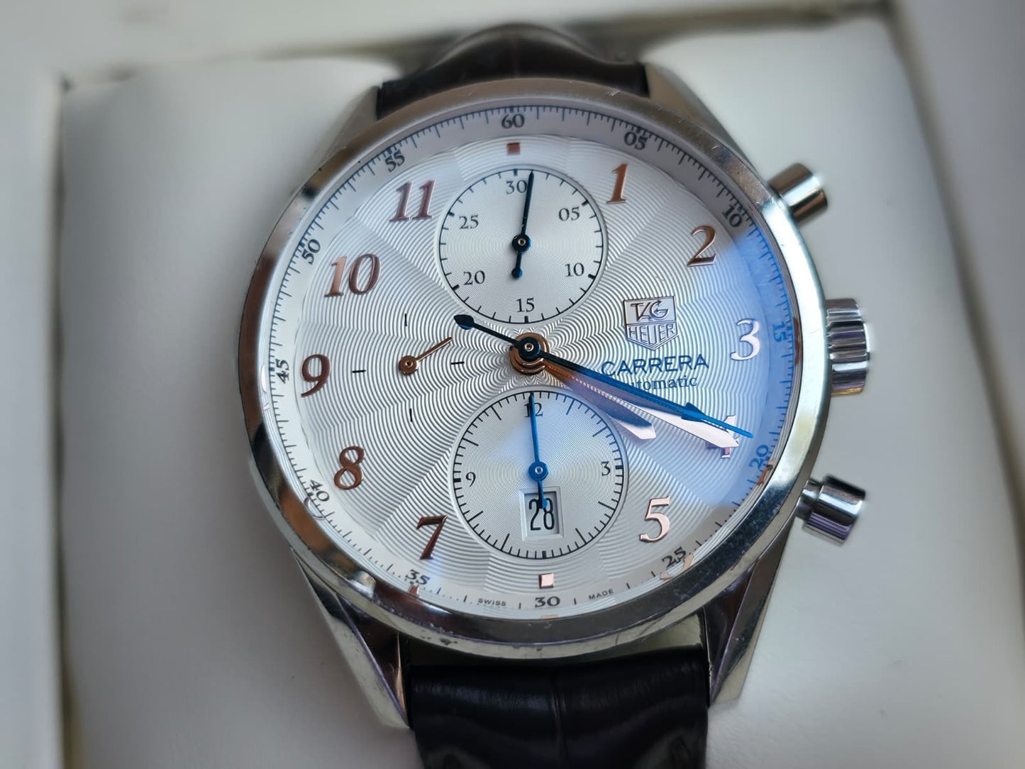 Tag Heuer Carrera Caliber 16 CAS2112 Chronograph 41mm Watch + Box & Card 2019