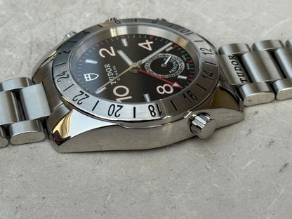 Tudor Aeronaut GMT 20200 Black Dial Men's Watch + Box - Excellent Condition
