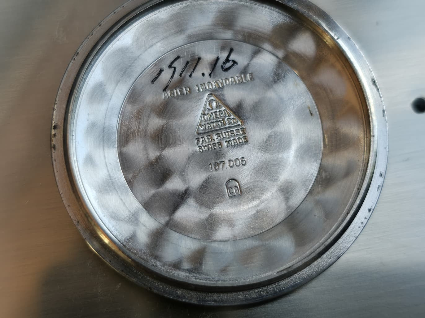 Vintage Omega Constellation 167.005 + Box 35mm Auto Mens Watch Cal.551, Rare