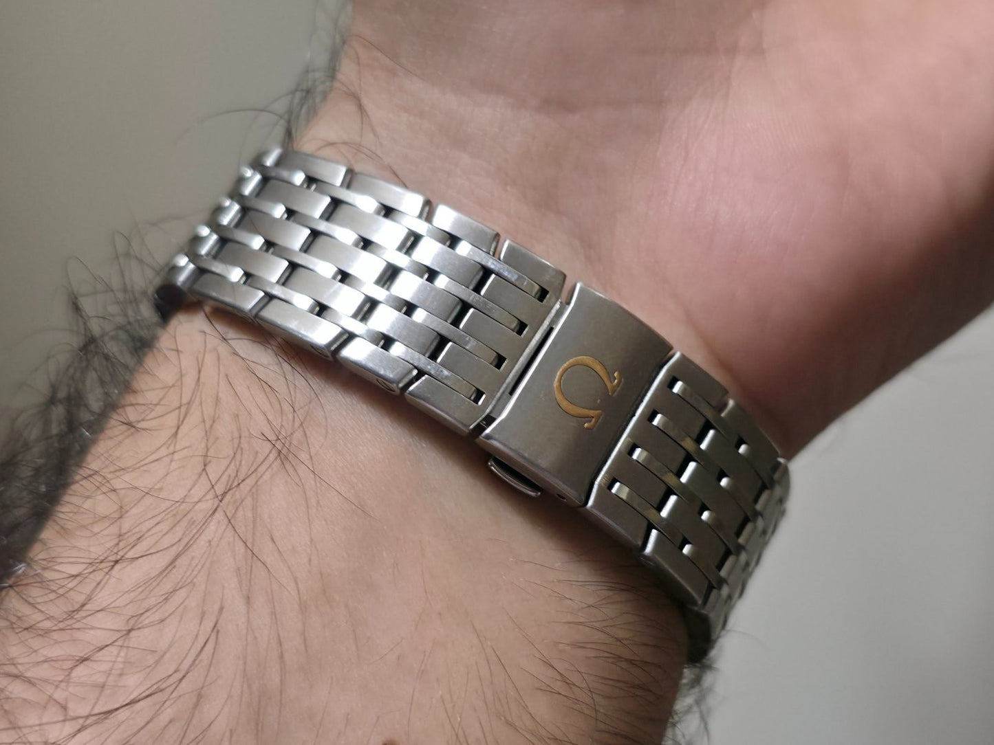 Omega De Ville Hour Vision Men's Watch Black Dial + Box - Excellent Condition