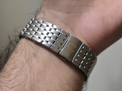 Omega De Ville Hour Vision Men's Watch Black Dial + Box - Excellent Condition