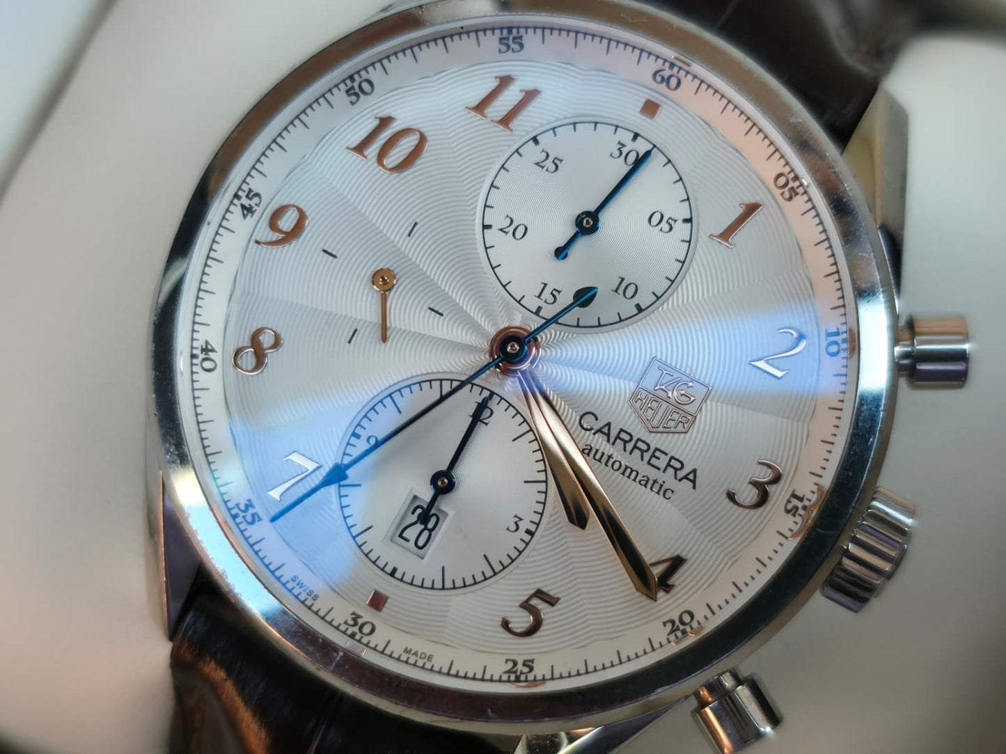 Tag Heuer Carrera Caliber 16 CAS2112 Chronograph 41mm Watch + Box & Card 2019