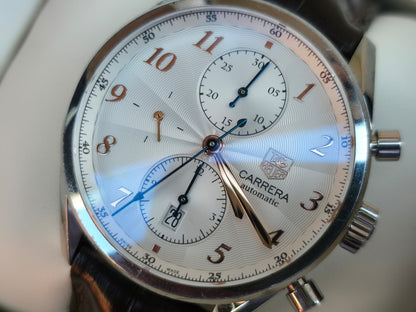 Tag Heuer Carrera Caliber 16 CAS2112 Chronograph 41mm Watch + Box & Card 2019