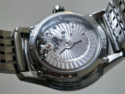 Omega De Ville Hour Vision Men's Watch Black Dial + Box - Excellent Condition