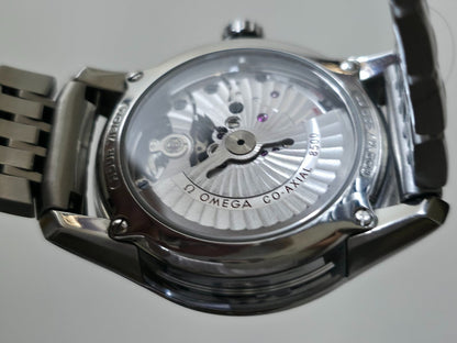 Omega De Ville Hour Vision Men's Watch Black Dial + Box - Excellent Condition