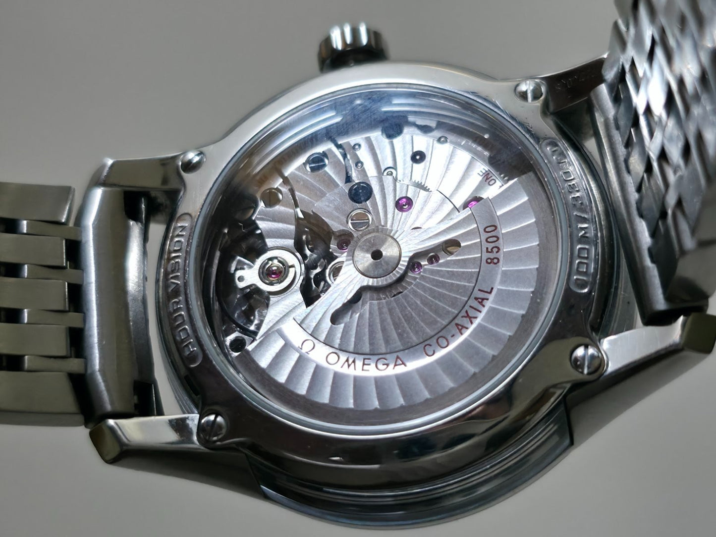 Omega De Ville Hour Vision Men's Watch Black Dial + Box - Excellent Condition