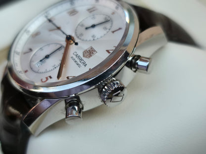 Tag Heuer Carrera Caliber 16 CAS2112 Chronograph 41mm Watch + Box & Card 2019