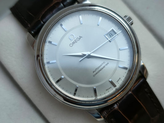 OMEGA De Ville Prestige Co-Axial Chronometer 168.1050 Cal.1109 Men's Watch + Box