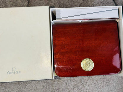 Omega De Ville Hour Vision Men's Watch Black Dial + Box - Excellent Condition