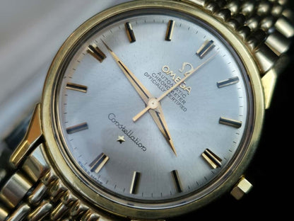 Vintage Omega Constellation 167.005 + Box 35mm Auto Mens Watch Cal.551, Rare