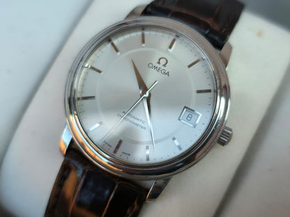 OMEGA De Ville Prestige Co-Axial Chronometer 168.1050 Cal.1109 Men's Watch + Box