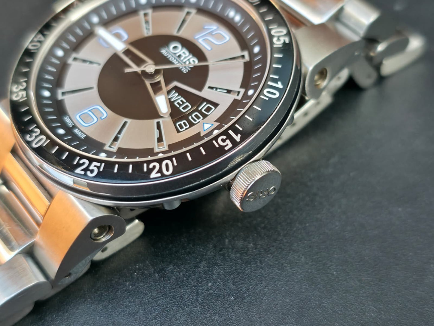 Oris Williams F1 7614 Day Date Sapphire Crystal, Automatic Swiss Watch