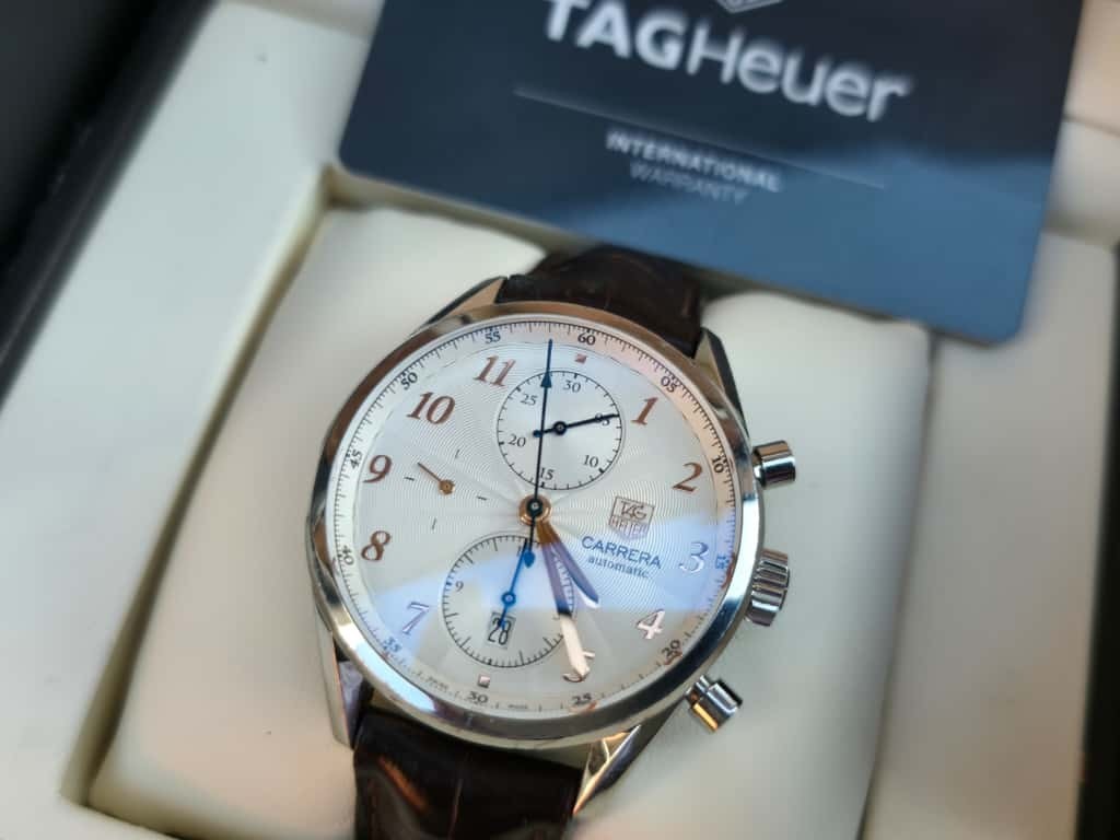 Tag Heuer Carrera Caliber 16 CAS2112 Chronograph 41mm Watch + Box & Card 2019