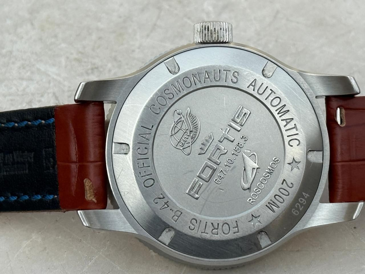 Fortis B-42 Cosmonauts Divers 200m Automatic Men's Watch 647.10 Roscosmos