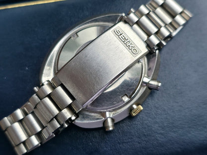 Vintage Seiko UFO Speed-Timer Chronograph 6138-0011 Automatic Men's Watch + Box