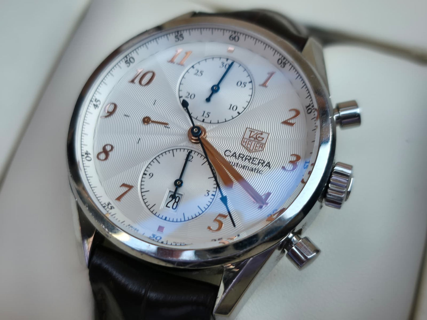 Tag Heuer Carrera Caliber 16 CAS2112 Chronograph 41mm Watch + Box & Card 2019