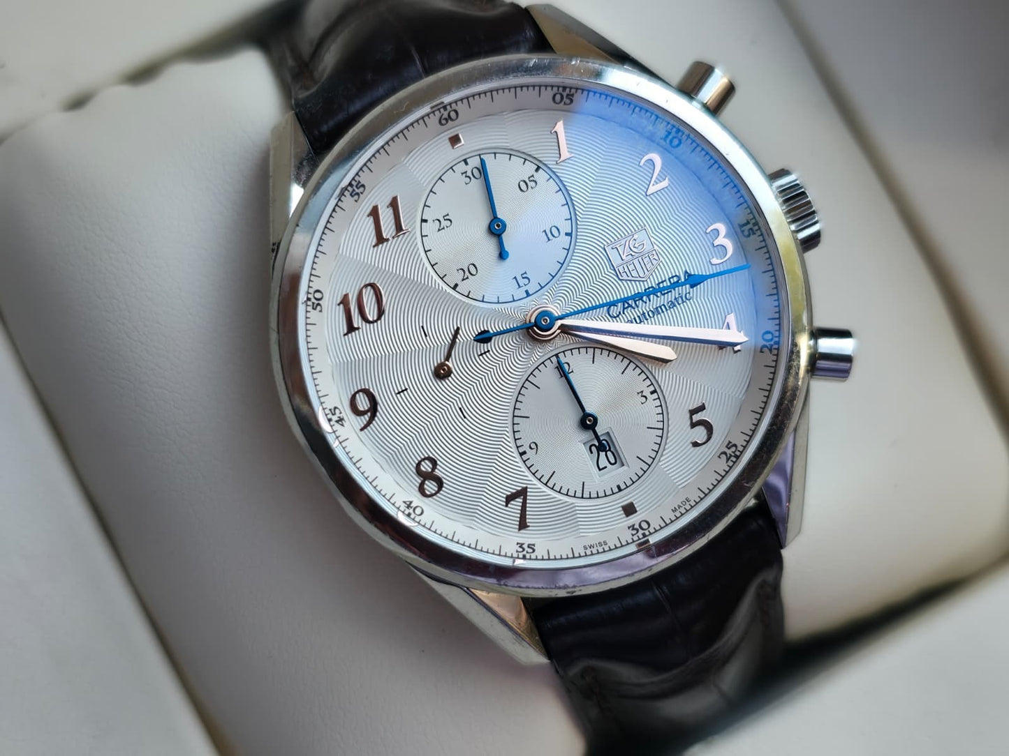 Tag Heuer Carrera Caliber 16 CAS2112 Chronograph 41mm Watch + Box & Card 2019