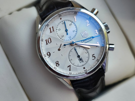 Tag Heuer Carrera Caliber 16 CAS2112 Chronograph 41mm Watch + Box & Card 2019