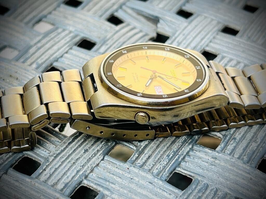 Seiko 5 Automatic 21 Jewels All Gold, 7S26 0530, 36mm Gents Watch - Grab A Watch Co